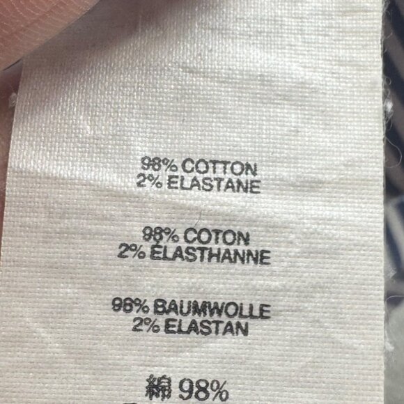 J.Crew Mens Slim Stretch Shirt Blue & White Striped Button-Down Size Large - Picture 5 of 5